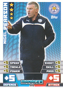 Nigel Pearson Leicester City 2014/15 Topps Match Attax Manager #MN8